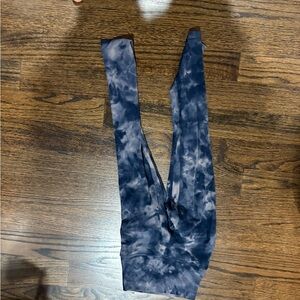 Blue Tie-Dye Leggings